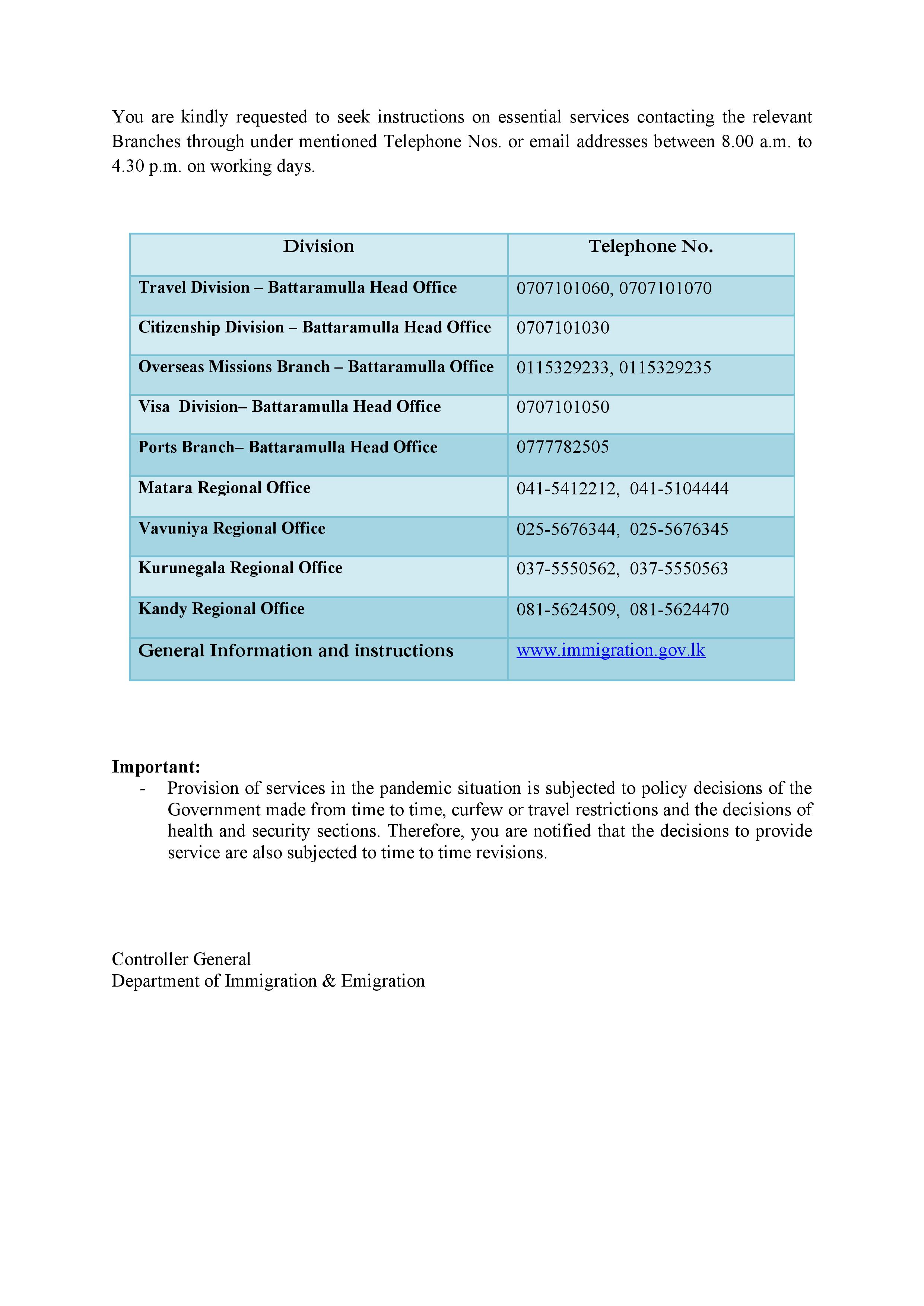 tourist visa extension application form sri lanka